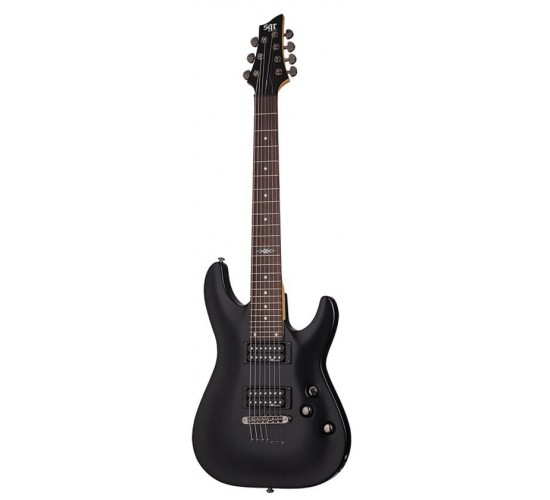 Schecter SGR C-7 BLK электрогитара, цвет черный