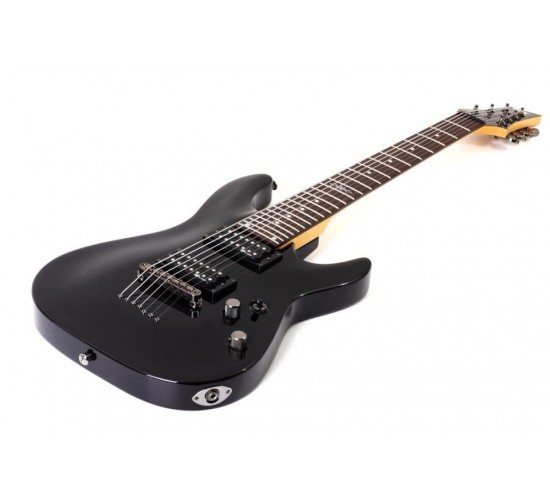 Schecter SGR C-7 BLK электрогитара, цвет черный