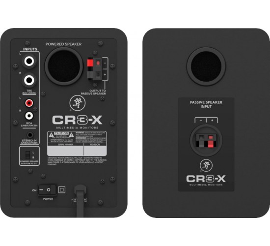 Mackie CR3-X пара студийных мониторов, мощность 50 Ватт, динамик 3