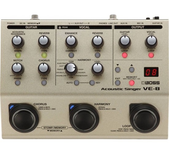 Boss VE-8 вокальный процессор
