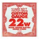 Ernie Ball 1122 струна для электро и акустических гитар, никель, в оплётке, калибр .022