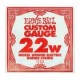Ernie Ball 1122 струна для электро и акустических гитар, никель, в оплётке, калибр .022