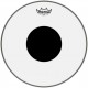 Remo CS-1322-10 Controlled Sound Clear Top Black Dot 22