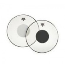 Remo CS-1322-10 Controlled Sound Clear Top Black Dot 22