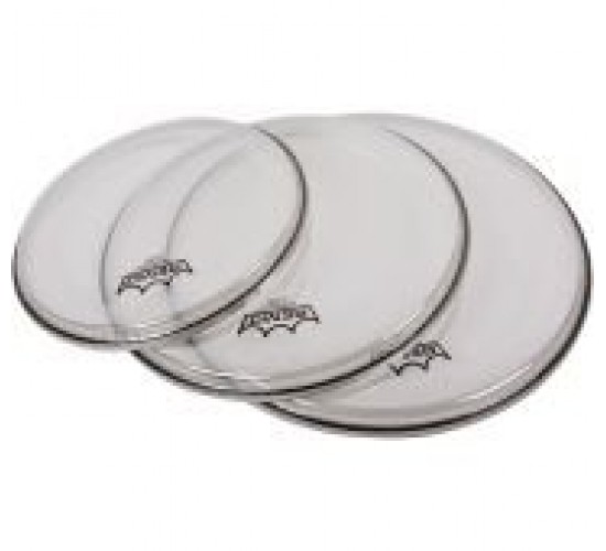 Remo PP-1002-P4 Powerstroke 4 комплект из 3 пластиков, двуслойные, прозрачные 10«, 12», 14