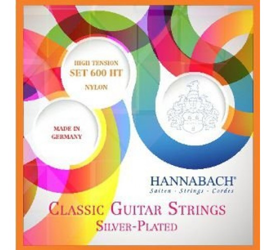 Hannabach 600HT Silver-Plated Orange Комплект струн для классической гитары, сильное натяжение