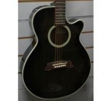 Takamine PT106-6 Электроакустическая гитара, цвет зеленый, Япония, USED