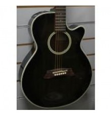Takamine PT106-6 Электроакустическая гитара, цвет зеленый, Япония, USED