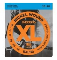 D'Addario EXL110 XL NICKEL WOUND Струны для электрогитары Regular Light 10-46