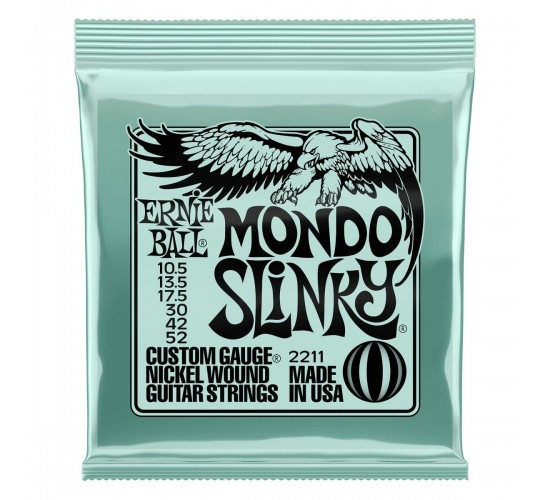 Ernie Ball 2211 струны для эл.гитары Nickel Wound Mondo (10.5 - 13.5 - 17.5 - 30 - 42 - 52)