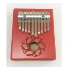 Мозеръ KMKr-1-RD Piastra Калимба, резонаторная, 10 язычков, прямоугольная, красная