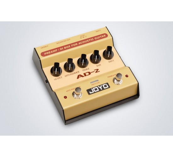 Joyo AD-2-Acc.Preamp-Di-box предусилитель/ди-бокс в формате педали для акустической гитары