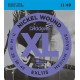 D'Addario EXL115 XL NICKEL WOUND Струны для электрогитары Blues/Jazz Rock 11-49