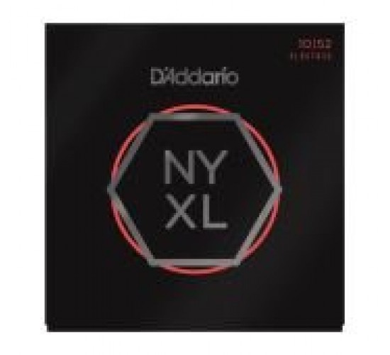 D'Addario NYXL1052 Комплект струн для электрогитары, никелированные, L. Top/Heavy Bottom, 10-52