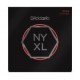 D'Addario NYXL1052 Комплект струн для электрогитары, никелированные, L. Top/Heavy Bottom, 10-52