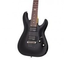 Schecter SGR C-7 MSBK электрогитара, цвет Midnight Satin Black (матовый черный)
