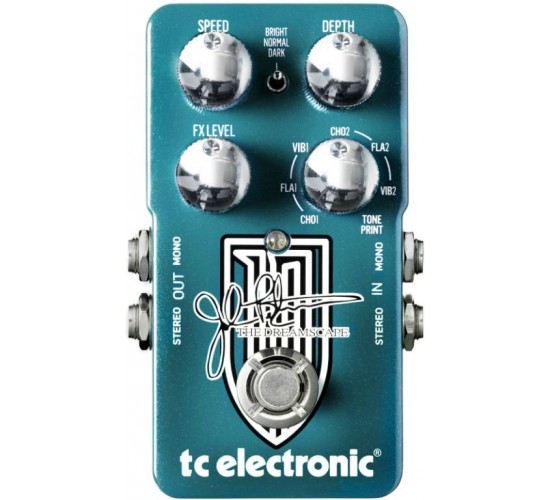 TС Electronic The Dreamscape The John Petrucci Signature педаль эффектов, именная модель John Petrucci, эффекты тремоло/хорус/фленджер
