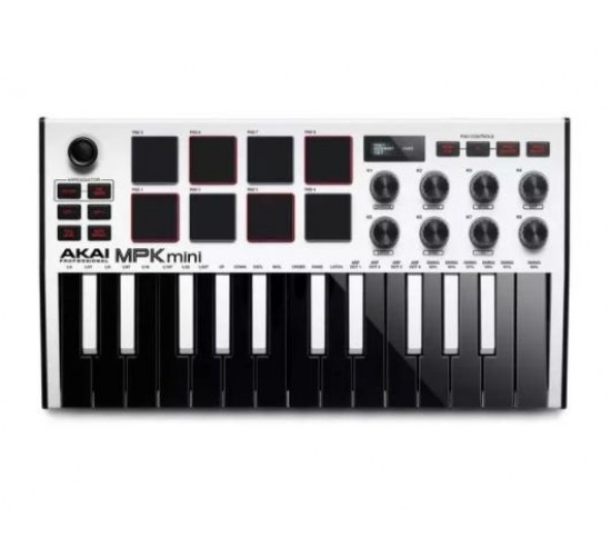 Akai PRO MPK Mini MK3 White миди клавиатура