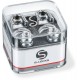 Schaller 14010301 Security Lock Крепление для ремня с блокировкой, для гитары матовый хром