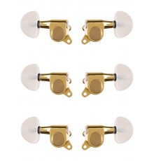 Alice AP-016V1JP Комплект 3+3 колковой механики, гровер, позолоченная
