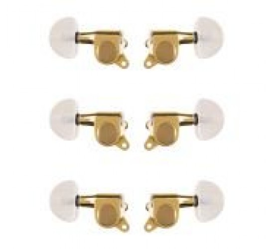 Alice AP-016V1JP Комплект 3+3 колковой механики, гровер, позолоченная