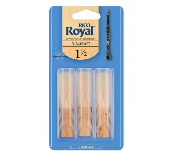 Rico RCB0315 Rico Royal Трости для кларнета Вb, размер 1.5, 3шт