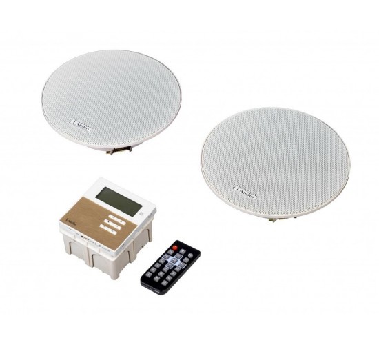 LAudio LAMX210S Комплект из 2 потолочных громкоговорителей и настенного усилителя