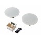 LAudio LAMX210S Комплект из 2 потолочных громкоговорителей и настенного усилителя