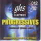 GHS PRH Heavy струны для электрогитары, серия Progressives, 12-52