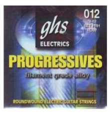 GHS PRH Heavy струны для электрогитары, серия Progressives, 12-52