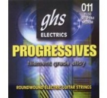 GHS PRM Medium струны для электрогитары, серия Progressives, 11-50