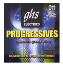 GHS PRM Medium струны для электрогитары, серия Progressives, 11-50