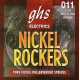 GHS R+RM Medium струны для электрогитары, серия Nickel Rockers, 11-50