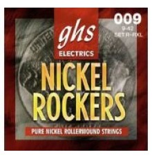GHS R+RXL/L Extra Light/Light струны для электрогитары, серия Nickel Rocker, 9-46