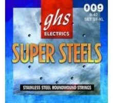 GHS ST-XL Extra Light струны для электрогитары, серия Super Steels, 9-42