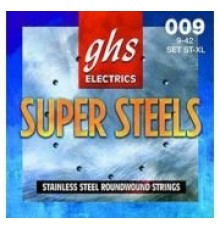 GHS ST-XL Extra Light струны для электрогитары, серия Super Steels, 9-42