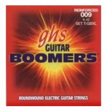 GHS T-GBXL Extra Light струны для электрогитары, серия Reinforced Boomers,9-42
