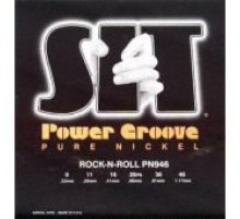 SIT PN946 Rock and Roll струны для электрогитары, серия Power Groove Pure Nickel, 9-46