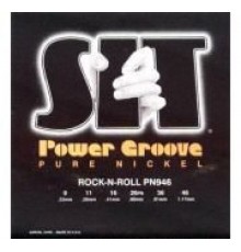 SIT PN946 Rock and Roll струны для электрогитары, серия Power Groove Pure Nickel, 9-46