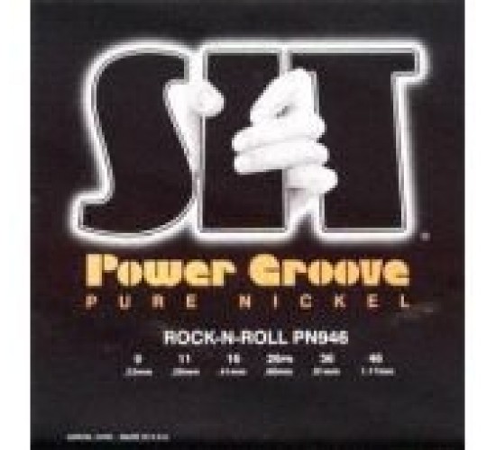 SIT PN946 Rock and Roll струны для электрогитары, серия Power Groove Pure Nickel, 9-46
