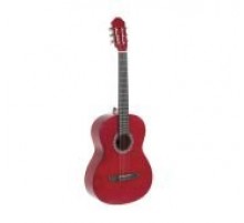GEWApure classical guitar basic transparent red 4/4 классическая гитара