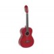GEWApure classical guitar basic transparent red 4/4 классическая гитара