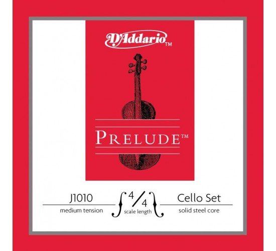 D'Addario J1010-4/4M PRELUDE комплект струн для виолончели