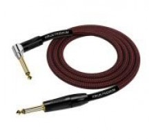 Kirlin IWB-202BFGL 3M BR кабель инструментальный, прям.угл, 3м, цвет черно-красный