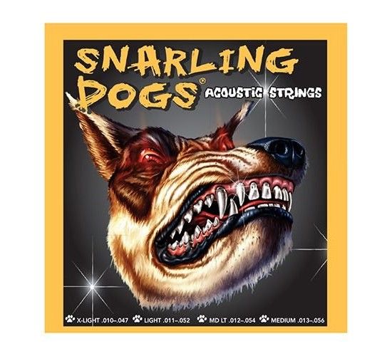 D'Andrea SDP11 струны для акустической гитары, Snarling Dogs, (11 - 52), фосфорная бронза