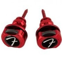 Fender Infinity Strap Locks Red замковые ремнедержатели (стрэплоки), цвет красный