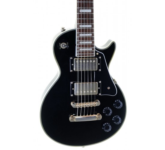 ESP Grass Roots Mini Les Paul Custom G-LPC-MINI 2H электрогитара, цвет черный USED