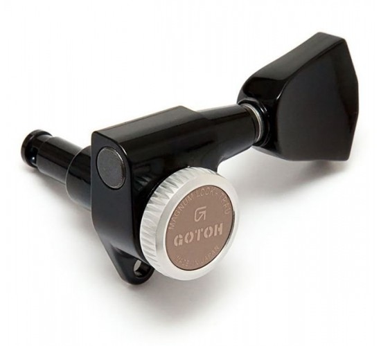 Gotoh SG301-MGT-04-B-L3+R3 Колки для гитары 3+3, локовые, черные