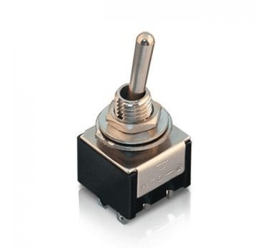 Partsland M205 микропереключатель ON-ON, никель
