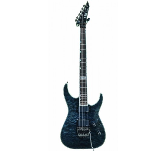 ESP LTD MH1000 Deluxe STBLK электрогитара, цвет черный USED